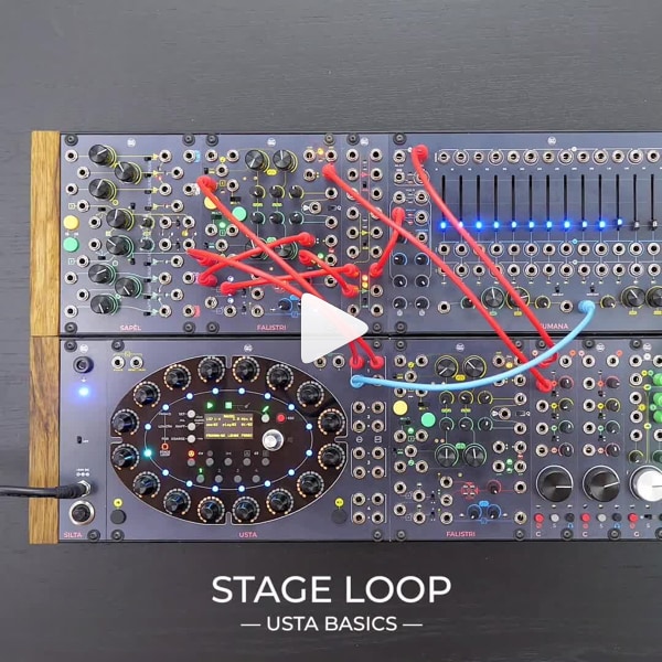 Stage Loop is a special feature that allows you to repeat a specific section of your sequence. You can define the first stage of this section, the length (up to 16 stages) and the number of repetitions. Whenever the playhead crosses the Stage Loop section, it will start looping, then it will move on to the rest of the sequence! You can activate this function anytime by pushing twice the button.