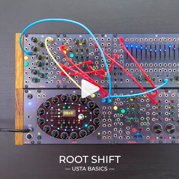 Time to play modal!⁠ The Root Shift is a modulation that takes any incoming CV and shifts the root of your quantization mask. The result is a dramatic change in the song mood, but if you route the same CV to the Pitch Shift modulation, you will transpose the whole scale!⁠⁠