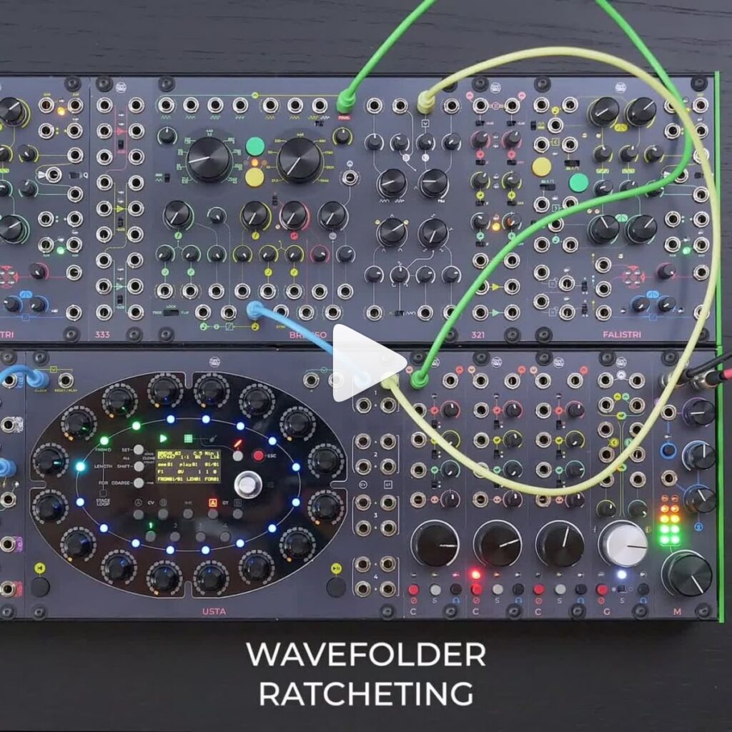 In this video, we’re throwing some gates into the Wavefolder Ping input—and nothing else. No envelopes, no VCAs... all the articulation comes from these two modules!⁠