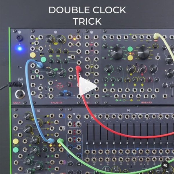 The best way to copy a clock is through the 333 module. But what if you don’t have it? Check out this workaround to get two clocks out of the same SAPÈL’s section!