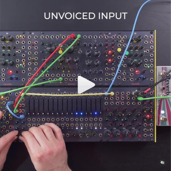 Let's talk a bit about FUMANA's Unvoiced input!⁠ We use it mainly to add a realistic sibilant effect to vocoding tracks. We patch a 