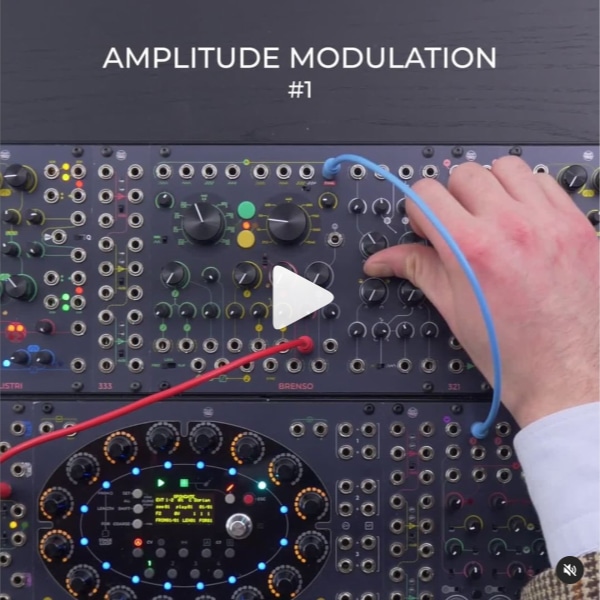 Use the AM/RM Crossfade to bring in your FINAL output an amplitude-modulated copy of the sound coming out of the Wavefolder.⁠